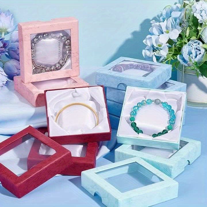 Valentine's Day Cardboard Bracelet Boxes, 12pcs Set
